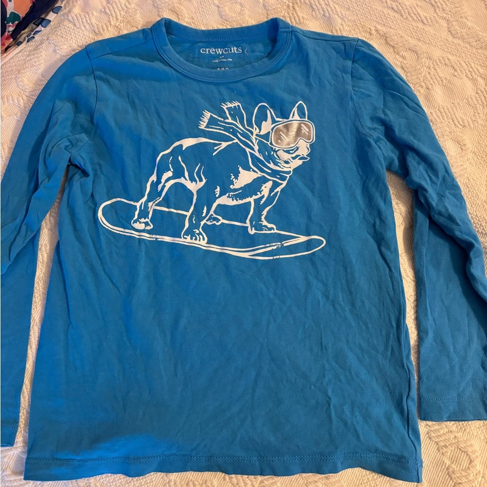 Crewcuts Holiday Long Sleeve tee NWT